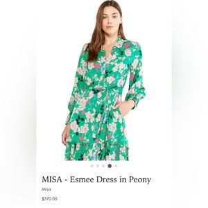 MISA - Esmee Dress in Peony Size Medium